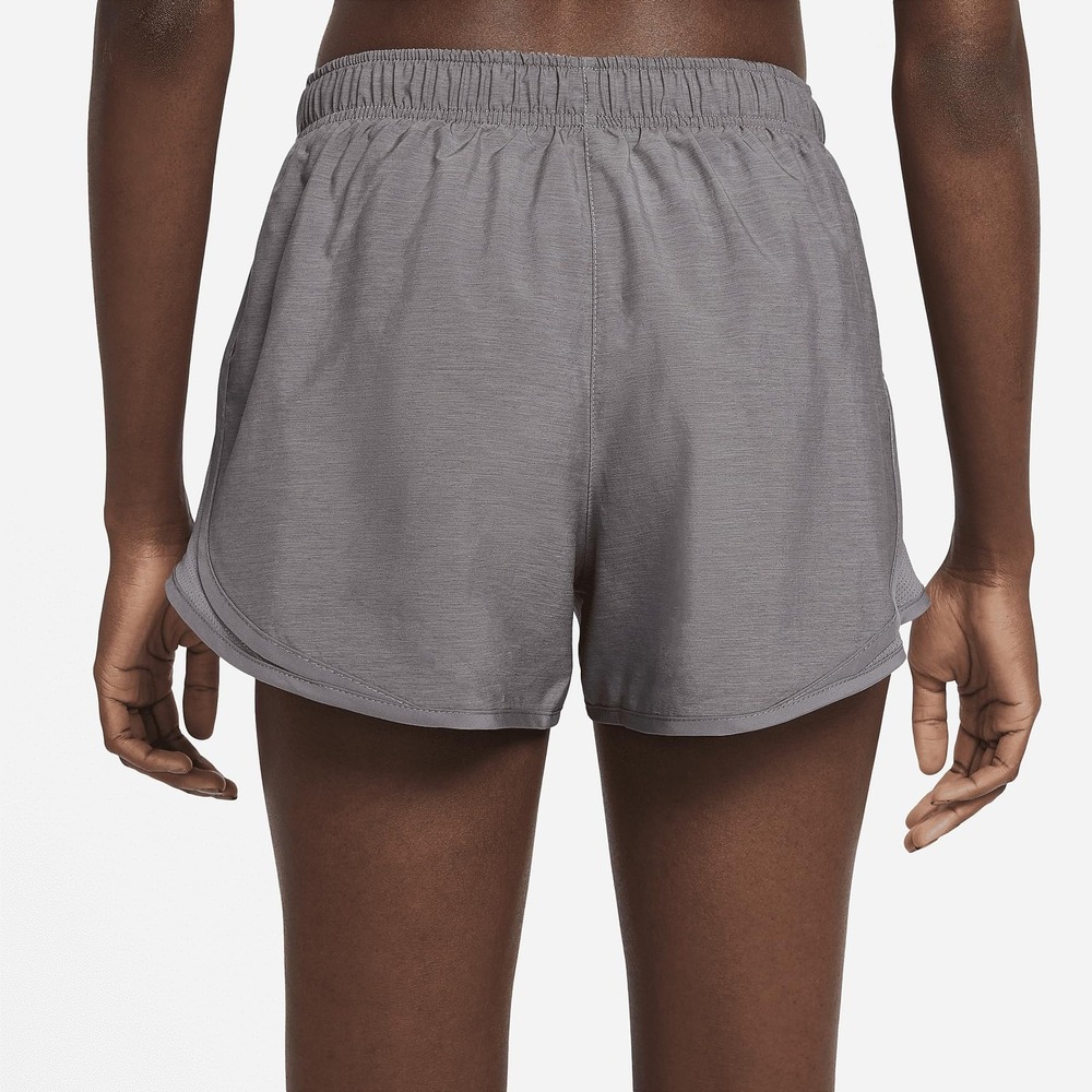 Nike Tempo Luxe Running Shorts Mesh Side Panels Heather Gray Womens S NWT - Picture 3 of 6